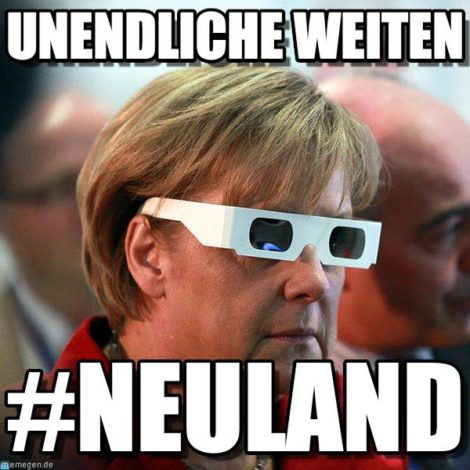 Das Internet ist Neuland